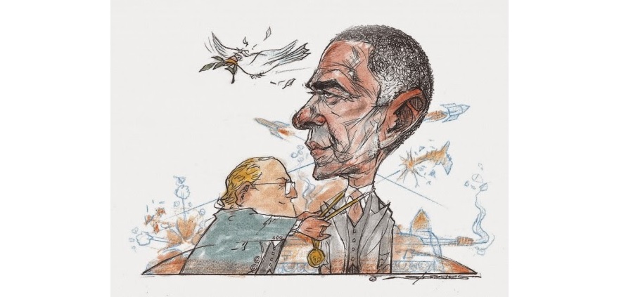 Obama, un Nobel entre el humo de la metralla