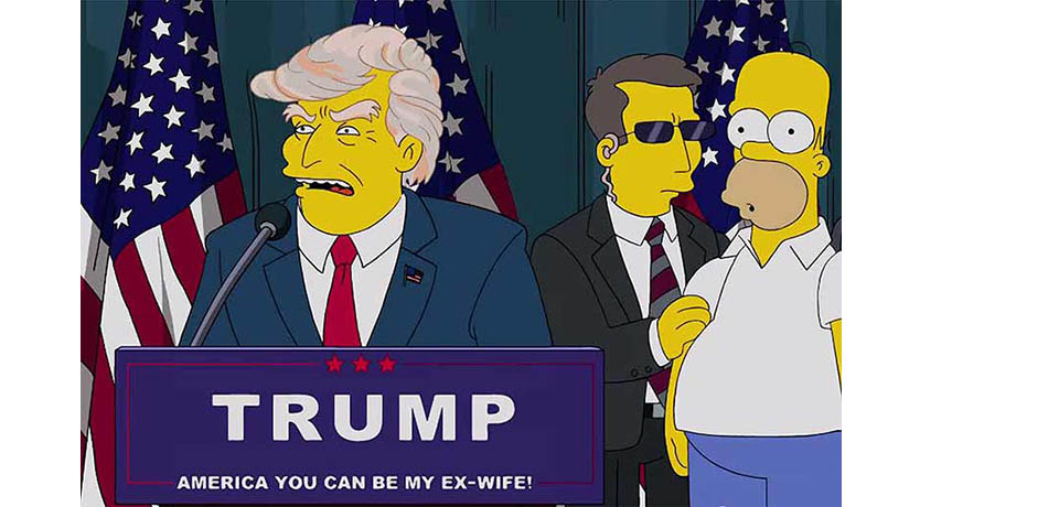 Donald Trump, presidente de Springfield