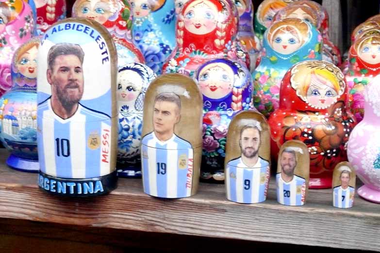 Las primeras escenas de Messi en Moscú, un anticipo de lo que será el Mundial