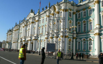 Tímidos festejos en San Petersburgo a 100 años de la Revolución Rusa