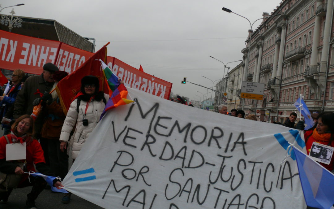El reclamo por Santiago llegó a Moscú