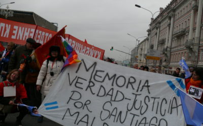 El reclamo por Santiago llegó a Moscú