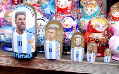 Las primeras escenas de Messi en Moscú, un anticipo de lo que será el Mundial