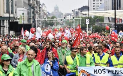 Los europeos salen a rechazar el ajuste en las jubilaciones