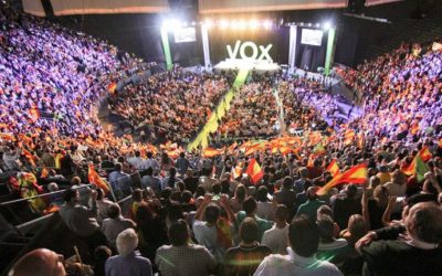 Vox, el partido franquista que el 12 de octubre celebró «la mayor obra de hermanamiento»
