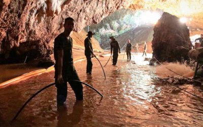 El mundo en vilo por el rescate de los 12 niños en la gruta en Tailandia