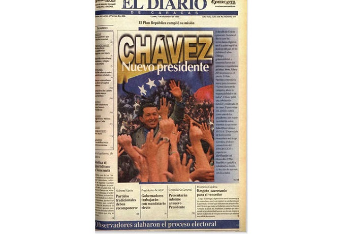 Hace 20 años Hugo Chávez ganó su primera elección presidencial