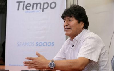 Evo Morales: «Cuando el imperio muerde, no suelta»