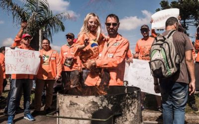 Trabajadores de Petrobras se plantan contra Bolsonaro