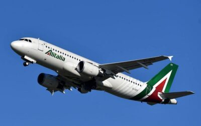 Último vuelo de Alitalia a Roma