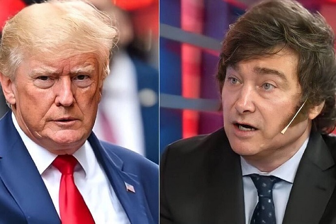 Milei y Trump, competencia de egos